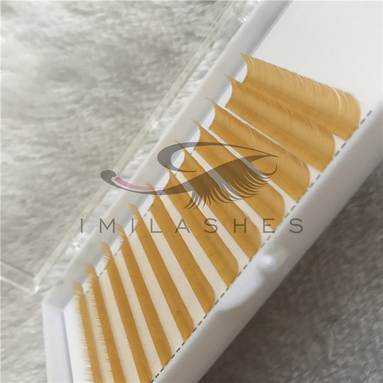 Wholesale 2019 New Colored Flat Individual Eyelashes Extensions in China